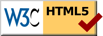 badge: the html on this page has been validated by the W3C